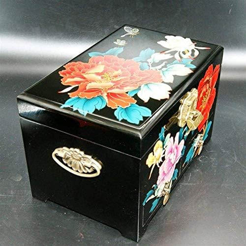 КУТИЈА За Накит SCDHZP-Кутија За Складирање Кутија За Накит Од Божур Кутија За Накит За Свадбен Подарок Кутија За Накит Од Дрво
