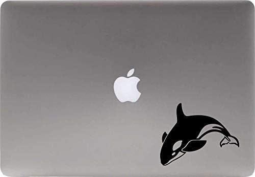 Риба орка кит верзија 1 налепница за винил декорации за компјутерски MacBook лаптоп ipad електроника дома прозорец прилагодени