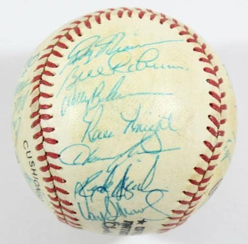 1986 Њујорк Метс Светската Серија Шампиони Тим Потпиша Националната Лига Бејзбол ЏСА-Автограм Бејзбол