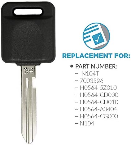 Замена на без клучеви за ново Uncut Transponder Piltication 46 Chip Car Key NI04T