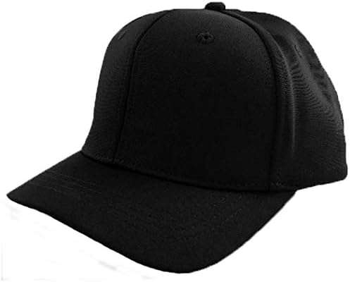 Смити | HT-308 | 8 Stitch Flex Fit ampire Hat | Бејзбол мекобол | Избор на црна или морнарица | Избор на Омпери!