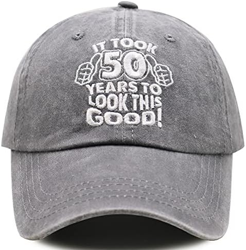 Поздравниот Браќа Прилагодено 50-ти Роденден Подароци Бејзбол Капа, Тоа Беше 50 Година Да Се Погледне Оваа Добра Вез Шапка За Жени