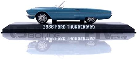 1966 Thunderbird Convertible Light Blue Met. w/бел ентериер Телма и Луиз Холивудска серија 1/43 Diecast Model Car By Greenlight 86617