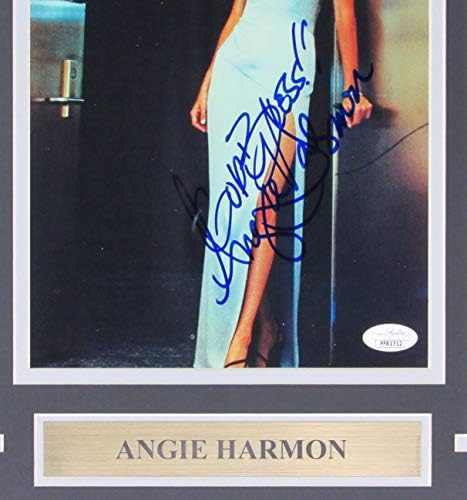 Актерката Енџи Хармон потпиша/автограмираше 8x10 Фото -врамена JSA 155610