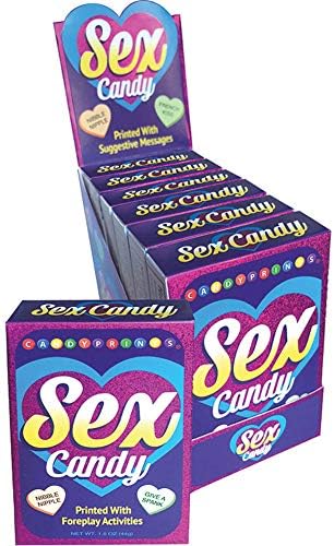 Candyprints секс бонбони отпечатени со активности на предигра 6 парчиња