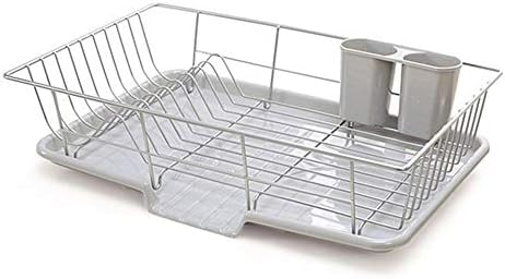 Зизм мијалник за мијалник сув решетка за складирање кујна за складирање на кујнски држач овошје од овошје, чинија за чинија за садови