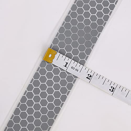 Nozuono со висока видливост железо на сребрена рефлексивна трансфер на топлина винилна лента за облека во форма на саќе