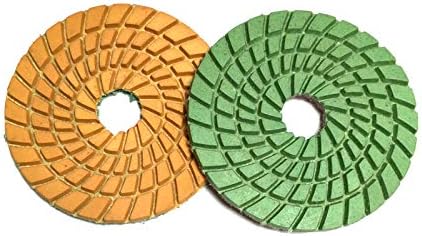 10 парчиња/лот 3инч Флексибилни влошки за полирање на дијаманти 80мм Влатен диск за мелење за генит мермер камен бетонски под 3ds2 од