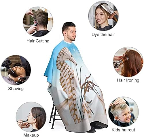 Вантасо океан морски коњски arвездички барбер наметка за мажи жени професионални, големи фризури за престилка салон за сечење на коса фризер