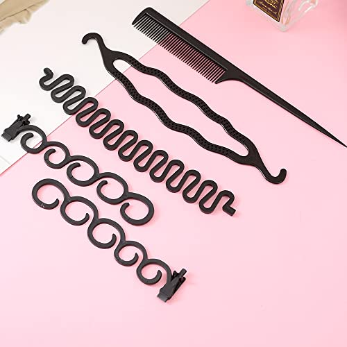 Зззрцгс алатки за плетење коса врвна опашка алатка за стилизирање на косата алатка за стилизирање на косата алатка за плетенка