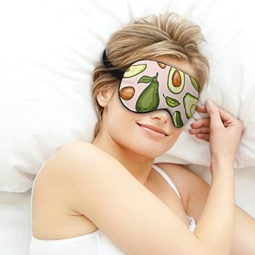 Авокадо веганска спиење маска за очи мека смешна сенка на очите за очи за очи за очи за спиење за патување за патување