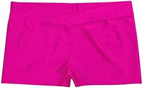 Freebily Girls момче, Cut Cut Slim Fit Yoga Ceer Voleyball Hot Shorts Shous Rise Indishing Dance Runny Booty Долна долна облека