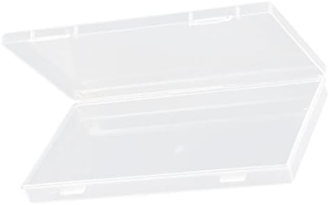 Bestoyard Пластична организатор кутија 2 парчиња за складирање на лице за лице за складирање на кутија за чување кутија за складирање на кутии