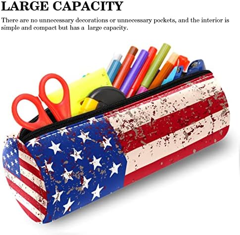 Случај со моливи на Геротхр, торбичка за моливи, кутија за пенкало, торбичка за пенкало, мала торбичка за моливи, ретро шема на американско