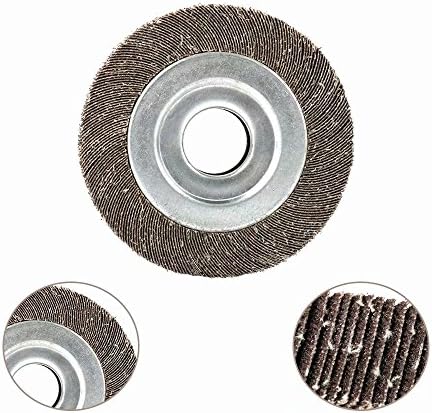 Диск за полирање на тркалото од 6 инчи 600 решетки за пескарење абразивно за мелење на метали, производство на автомобили и алуминиумска