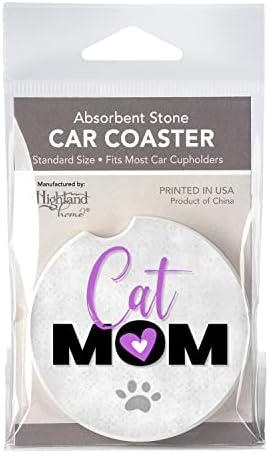 Conterart Мачка Мајка 1 Пакет Апсорбирачки Камен Подлога За Држач За Чаши За Возила 2.6 Дијаметар Произведен Во САД