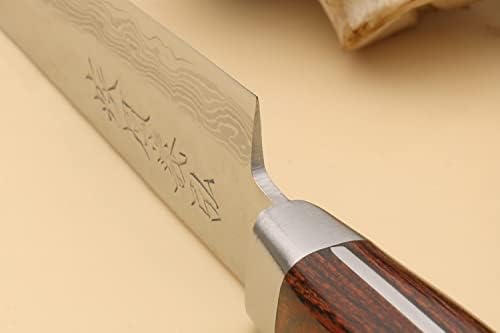 Yoshihiro VG-10 16 слој зачукуван нож за алатка за алатка за не'рѓосувачки челик од Дамаск)