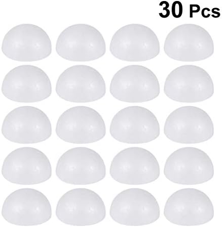 Запостави 30 парчиња пена од половина топка за моделирање полистирен пена топка занаетчиска топка за цвет да организира свадба Божиќна