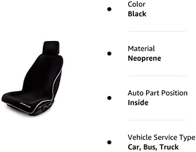 Заштитник на седиштето на Raununung Car Cover Neoprene Premium траен квалитет водоотпорен универзален вклопување без загради кои не се