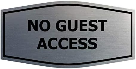 Знаци bylita фенси без знак за пристап до гости - голем