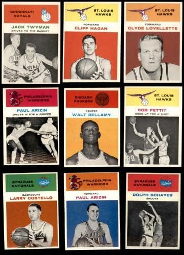 1961-62 Флеер Кошарка Комплетен сет 6.5 - екс/МТ+ - Комплетни комплети на кошарка