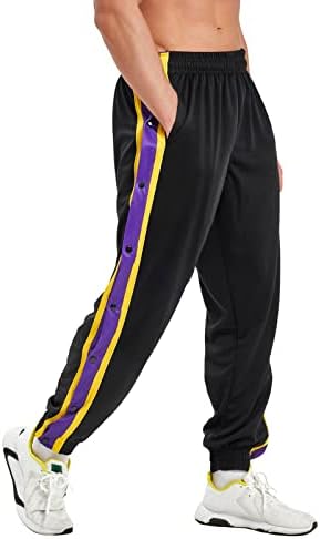 Машки џемпери на Шекнс ги раскинуваат кошаркарските панталони Атлетски тренингот трчајќи обичен лабав џогер со џебови