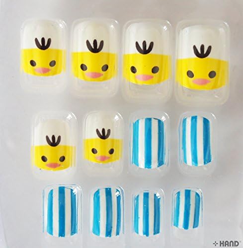 Забавни деца лажно без лепак потребно сет за врвови на ноктите - разновидни дизајни - 2 пакувања