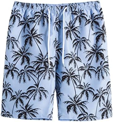 Hot6sl машки пливање стебла, машки плажа шорцеви случајни костуми за капење за капење летни облека за пливање со џебови со џебови
