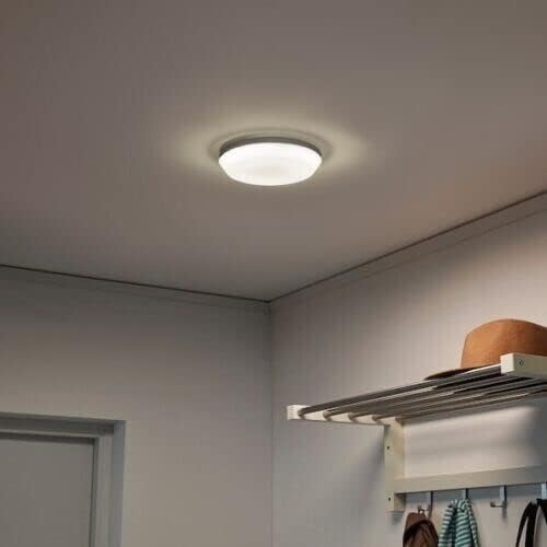 OSVALLA 11 LED тавански ламба безжична затемнета сива светлина 3 тон светлина 304.759.16