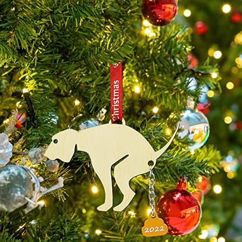 Божиќни украси за домашни миленици за кучиња смешни кучиња орнаменти за кучиња за елки за елки, врежани божиќни украси 2022