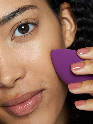 Алатка за апликации за блендер за сунѓер за шминка Wunderbrow Makeup Beauty, Purple, 1 Count