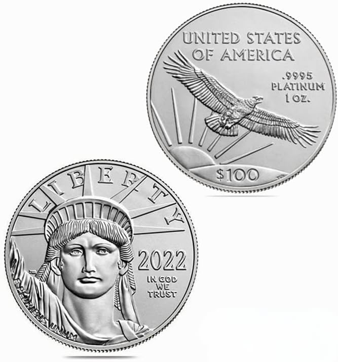 Американски Монети Американски Орел Океан Статуа Златници Сребрени Монети Комеморативна Монета Статуа На Слободата Монета Комеморативни