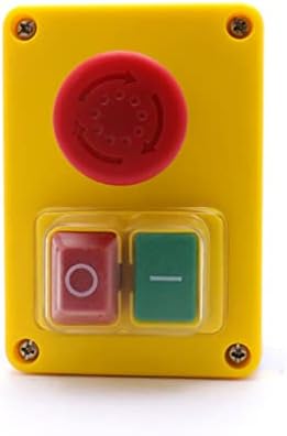 KJD17D-2 250V 16A Електромагнетско копче за копче за итни случаи прекинувачи за итни случаи за електрични алатки и опрема за машинска алатка