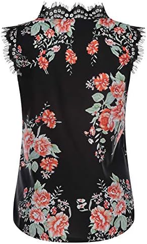 Fmchico жени секси V вратот на вратот Cami Cami Cami Tops летни кошули без ракави, блузи