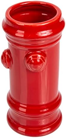 Aboofan Fire Hydrant Tiki Cup црвен пластичен противпожарен камион забава за садови чаши керамички тики чаша коктел чаша декоративно вино за пиење