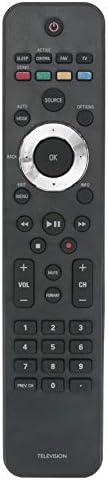 URMT42JHG003 Replace Remote Compatible with Philips TV 52PFL7704D 47PFL7704D 42PFL7704D 32PFL7704D 52PFL6704D 47PFL6704D 42PFL6704D 32PFL6704D