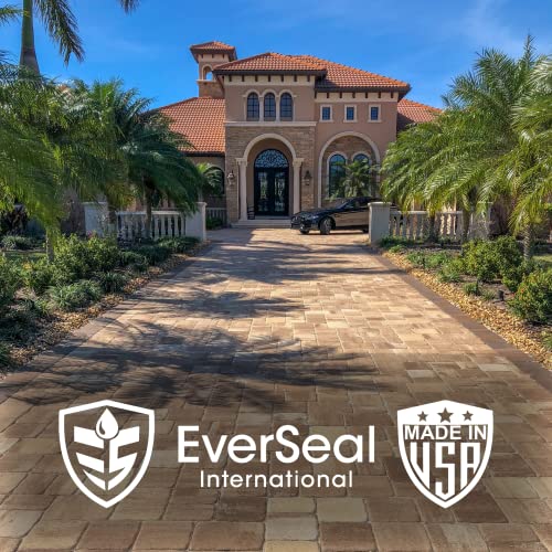 Everseal Подготвени за употреба во распрскувач 2-гал влажен изглед тули павер и декоративен бетонски заштитен заптивка | Продорен висок сјај | Вода базирана на нетоксич