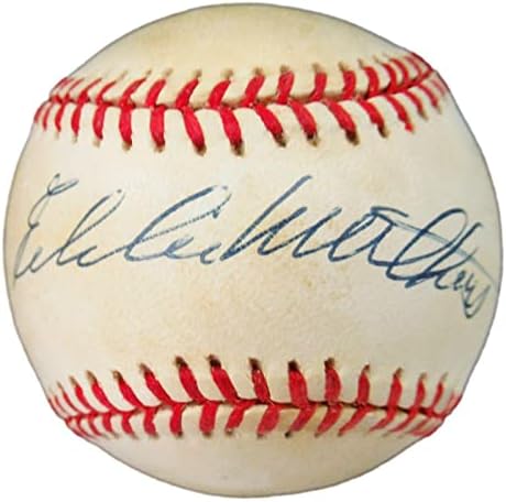 Еди Метјус Потпиша Автограм Бејзбол Милвоки Бравес ПСА/ДНК АЈ99376 - Автограм Бејзбол
