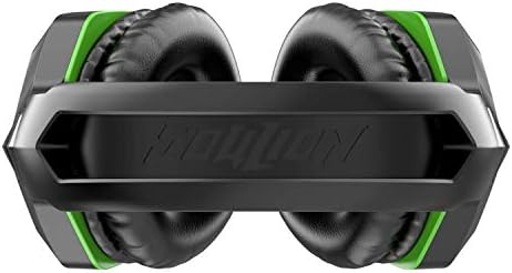 Слушалките за игри на Soulion Tracer 20 за PS4 Xbox One PC- над слушалките за уво со микрофон за откажување на бучава, опкружувачки звук, влошки за меки уши за дишење и мобилни комп
