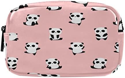 Глафи ​​слатка панда розова молив кутија со голем капацитет, торбичка за молив, козметичка кеса