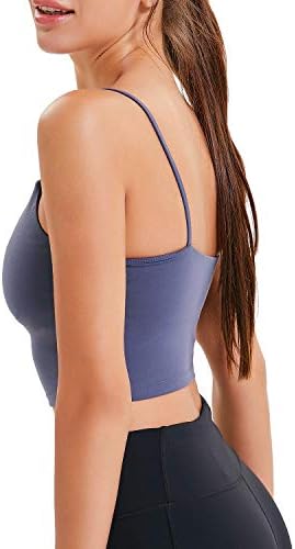 Venените Venuzor Womended Sports Sports Gra - Camisole Crop Tops - Кошули без ракави за јога резервоар за теретана за вежбање