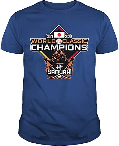 Светски шампион Бејзбол класик 2023 Јапонски бејзбол тим Светски класичен самурај шампион маица