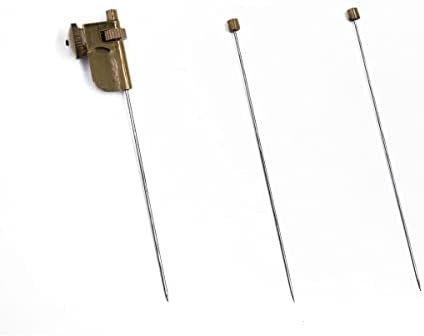 Мегрез Спорт цевка додатоци за летање со 3 различни големини на игли за летачки летачки мушички, опрема за врзување на летање, алатки за