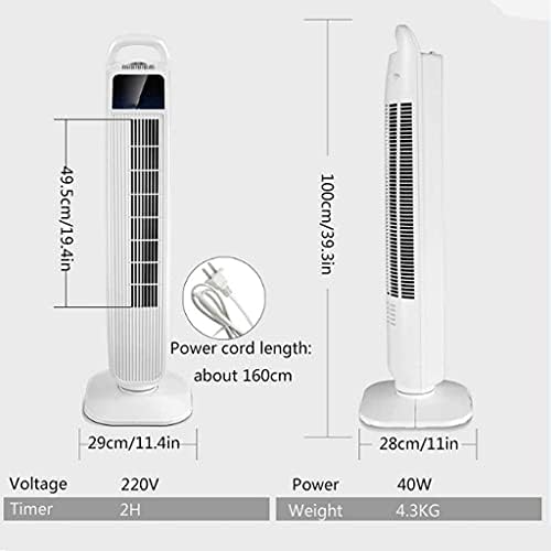 ИЗОБУ ЛИЛИЈАНГ - - Ладилници За Испарување 39 Вентилатор За Тивка Кула, 3 Поставки За Брзина, Пренослив Осцилирачки Вентилатор