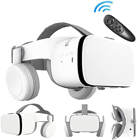 VR Слушалки ЗА МОБИЛЕН ТЕЛЕФОН 3D Очила ЗА Виртуелна Реалност Bluetooth VR Очила со Далечински Управувач 3d Виртуелна Реалност за iPhone/Samsung