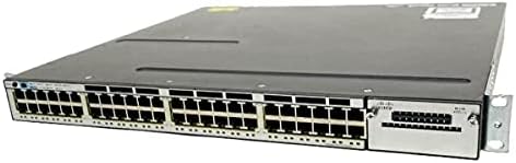 Cisco Catalyst 3750x -48T -E - Switch - L3 - Управувано - 48 x 10/100/1000 - Решетка -монтирана „Тип на производ: мрежно поврзување/LAN