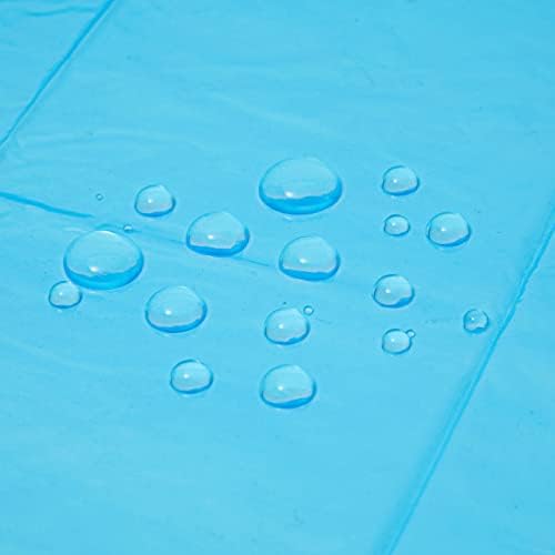 Сина панда 20 пакувања за еднократна употреба на дожд за деца, чисти пластични мантили за итни случаи, девојчиња, момчиња