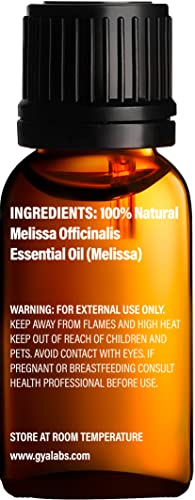 Мелиса масло за тревни мириси и нероли есенцијално масло за сет на кожата - чисто терапевтско одделение за есенцијални масла - 2x10ml