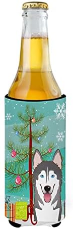 Богатства на Каролина BB1590MUK новогодишна елка и Алјаска Маламут Ултра Хугер за тенки лименки, може да се подигнат ракав за ракави за пиење за