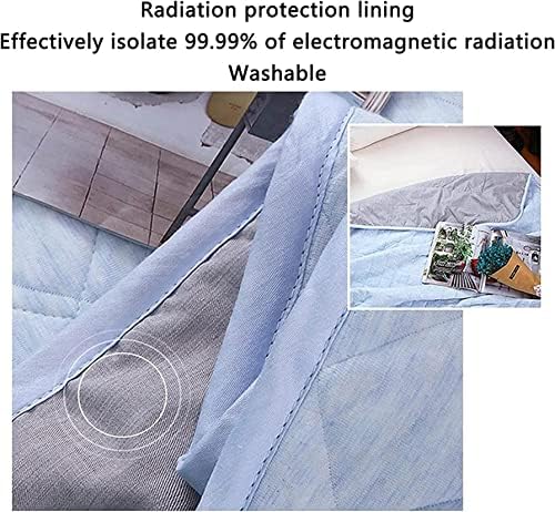 Yilefu emf anti-radation kide lister бремена ќебе зрачење штит 5G заштита породилна торба за бебиња мека и дише отстранлива